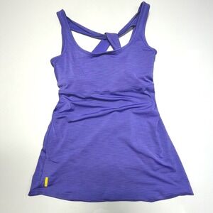 Lolë‎ Cross-Back Athletic Tank Dress Purple Size Medium